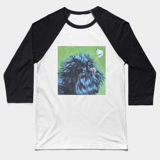 Affenpinscher Fine Art Painting Baseball T-Shirt